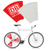 Stevig kunststof vlag voor fietsen Stevig kunststof vlag voor fietsen