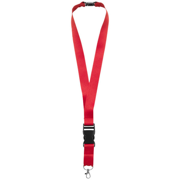 Yogi lanyard met afneembare gesp en veiligheidssluiting Yogi lanyard met afneembare gesp en veiligheidssluiting