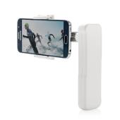 Mobiele telefoon stabilisator, wit Mobiele telefoon stabilisator, wit