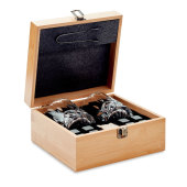 INVERNESS - Luxe whiskey set in bamboe box INVERNESS - Luxe whiskey set in bamboe box
