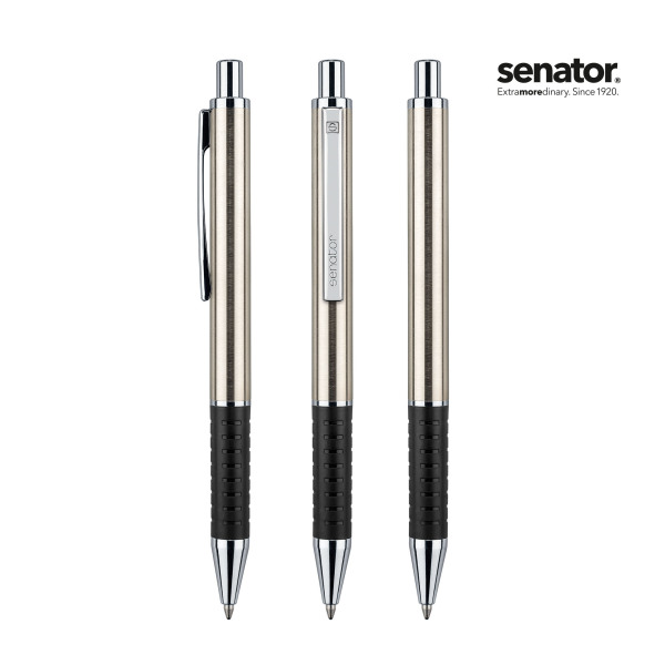 Vinuro® Proteus | luxe balpen | zwart van metaal | met hoogwaardig draaimechanisme | in elegant etui | geschenk | balpen | pen