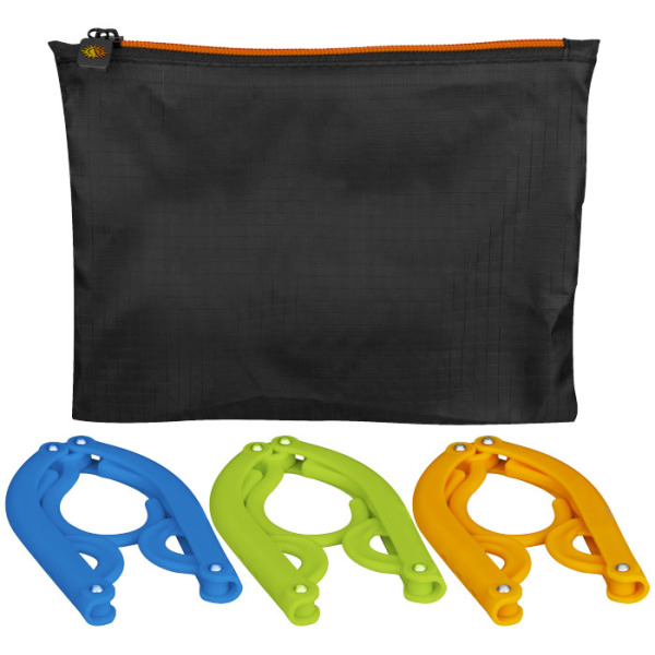 Dover opvouwbare kleerhanger 3 delige set Dover opvouwbare kleerhanger 3 delige set