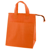 Grote strand- en koeltas non woven 80 gr. met rits Grote strand- en koeltas non woven 80 gr. met rits