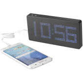 Powerbank 8800 MAH met LED display en klok Powerbank 8800 MAH met LED display en klok