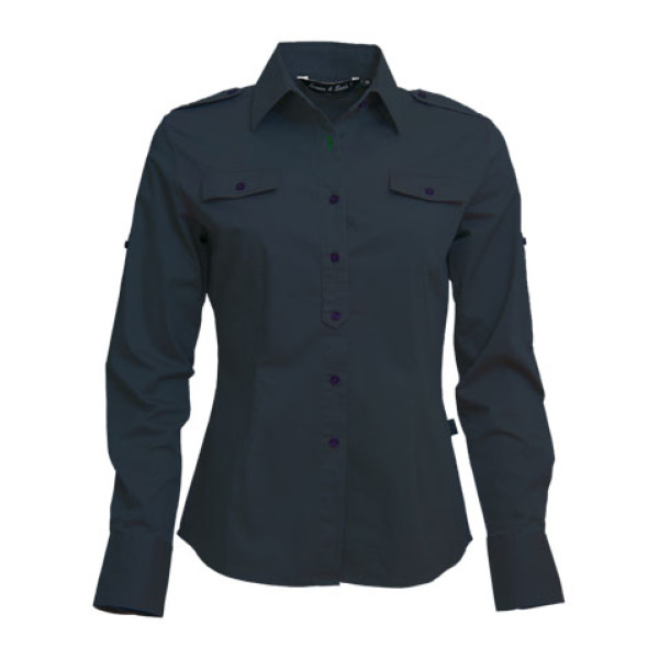 L&S Shirt Twill LS for her L&S Shirt Twill LS for her