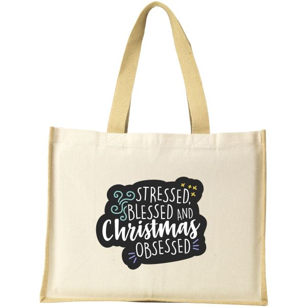 Jute Canvas Shopper tas Jute Canvas Shopper tas
