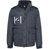 Workwear parka met afritsbare mouwen Workwear parka met afritsbare mouwen