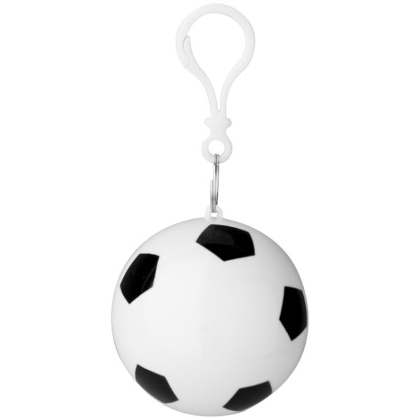 Xina regenponcho in voetbal met sleutelhanger Xina regenponcho in voetbal met sleutelhanger