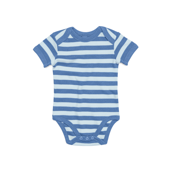 Baby Stripy Short Sleeve Bodysuit Baby Stripy Short Sleeve Bodysuit