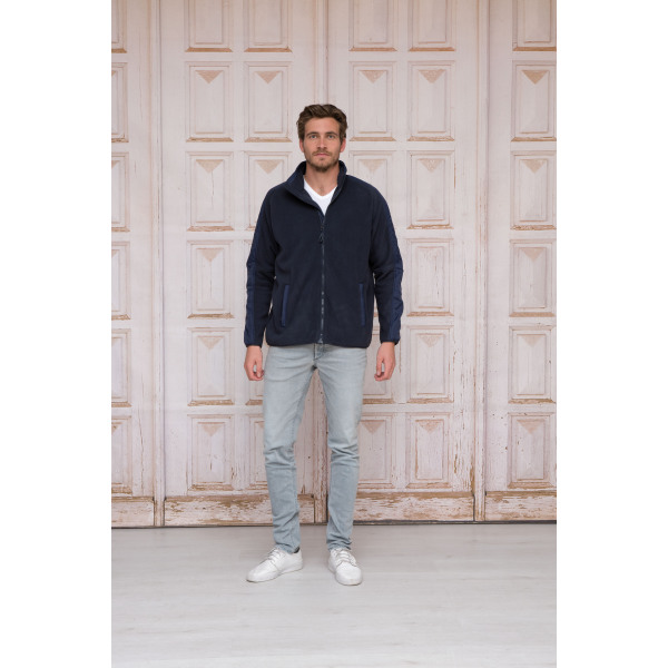 L&S Polar Fleece Cardigan Bonded L&S Polar Fleece Cardigan Bonded