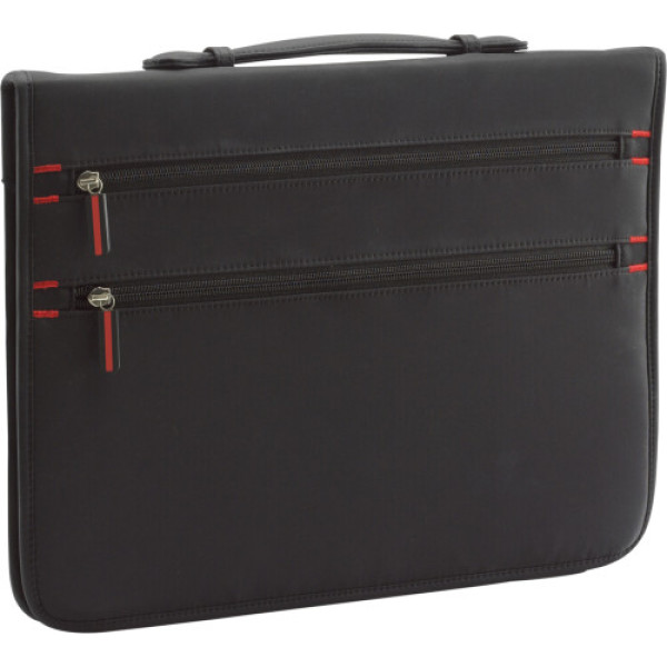 EXACOPTA Porte-docuents Conférencier Exawallet Noir Recyclé Avec Bloc