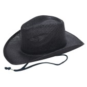 Cowboy strohoed met koord Cowboy strohoed met koord