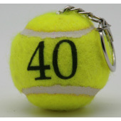 Neutral Yellow Mini Tennisball Keyring Neutral Yellow Mini Tennisball Keyring