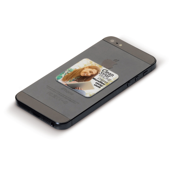 Smartphone schoonmaakdoekje sticky Smartphone schoonmaakdoekje sticky