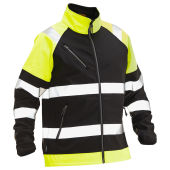5125 Softshell jacket Hi-Vis zwart/geel xs 5125 Softshell jacket Hi-Vis zwart/geel xs