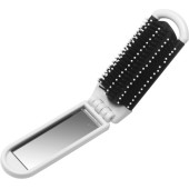 Foldable hair brush with mirror Foldable hair brush with mirror