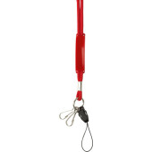 Polyester (300D) keycord met PVC badge Polyester (300D) keycord met PVC badge