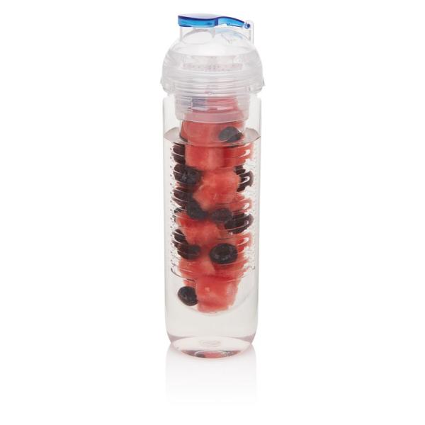 Waterfles met infuser, blauw Waterfles met infuser, blauw