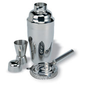FIZZ - Chroomkleurige cocktailset FIZZ - Chroomkleurige cocktailset