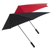 Aërodynamische stormparaplu assorti Aërodynamische stormparaplu assorti