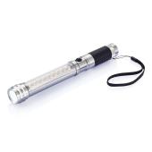 Veiligheidslamp met magneet, zilverkleurig Veiligheidslamp met magneet, zilverkleurig
