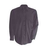 Heren poplin overhemd lange mouwen Heren poplin overhemd lange mouwen