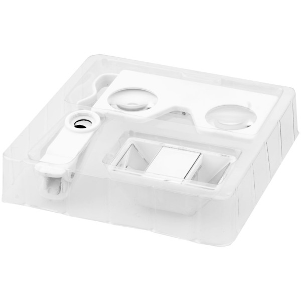 VR bril met een 3D lens VR bril met een 3D lens